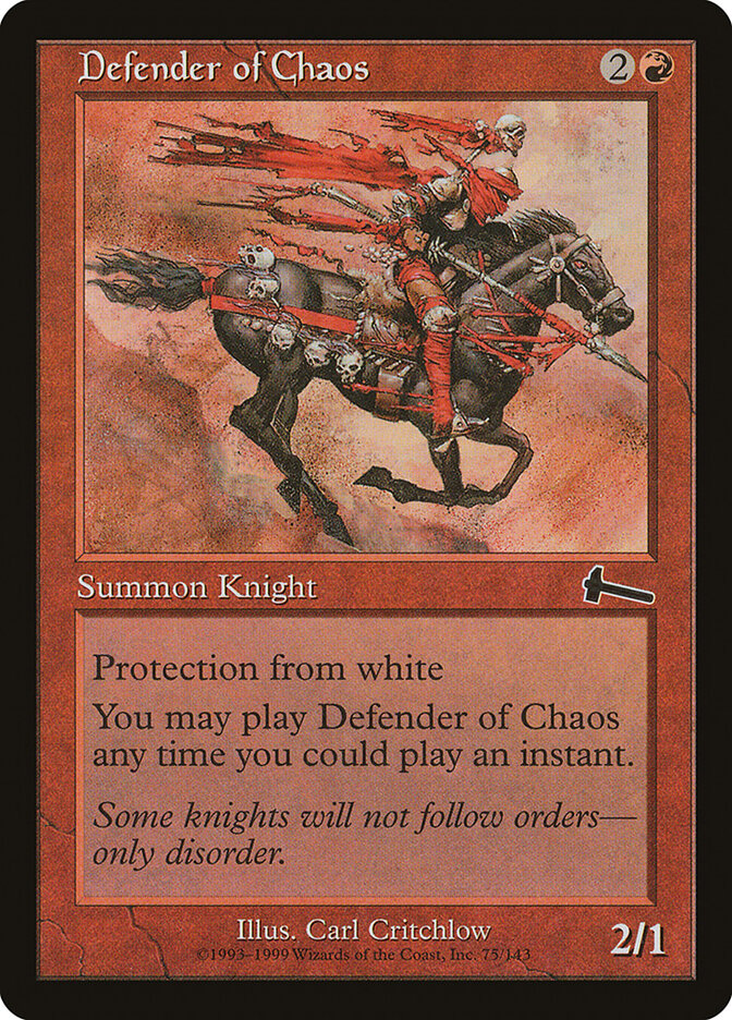 Defender of Chaos card front