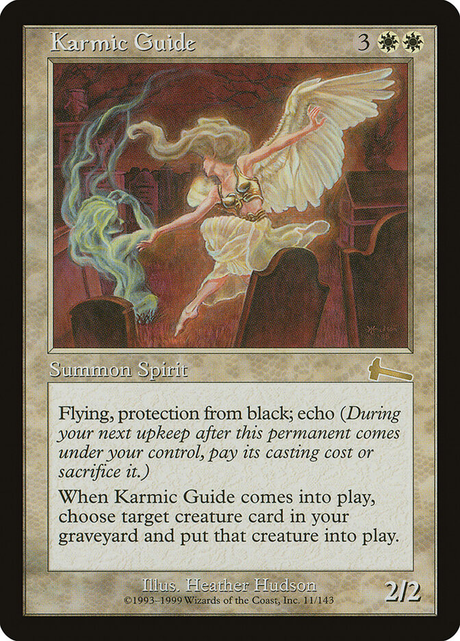 Karmic Guide card front