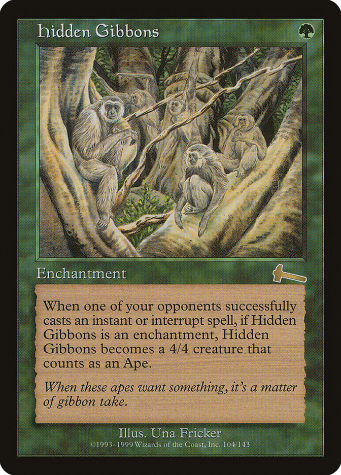 Hidden Gibbons card front