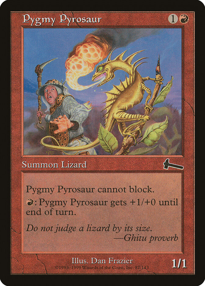 Pygmy Pyrosaur card front