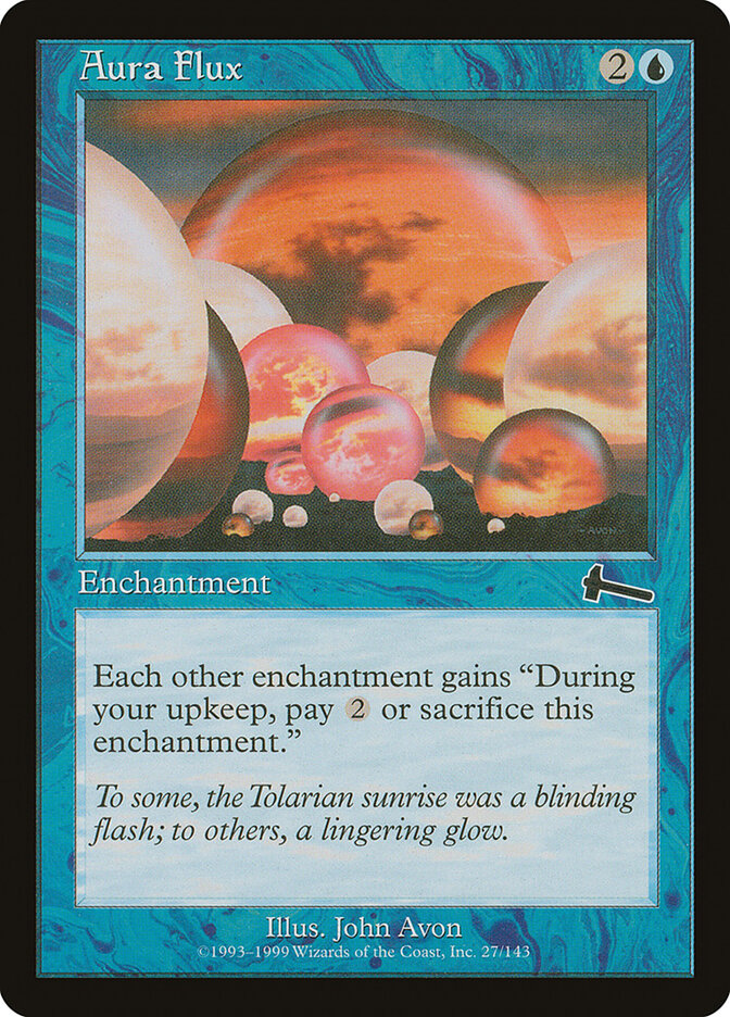 Aura Flux card front