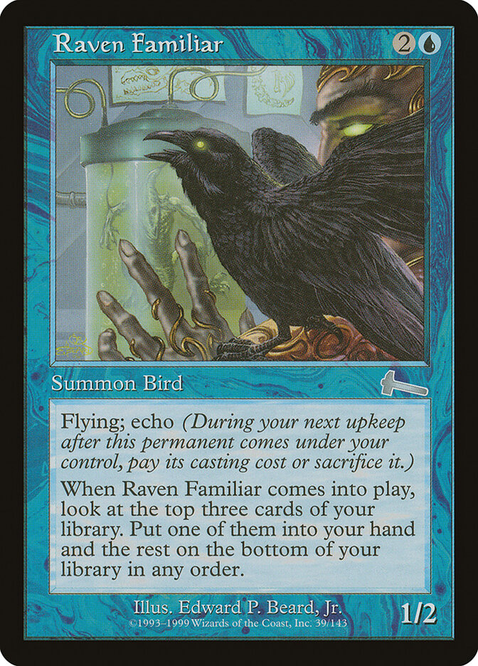 Raven Familiar card front