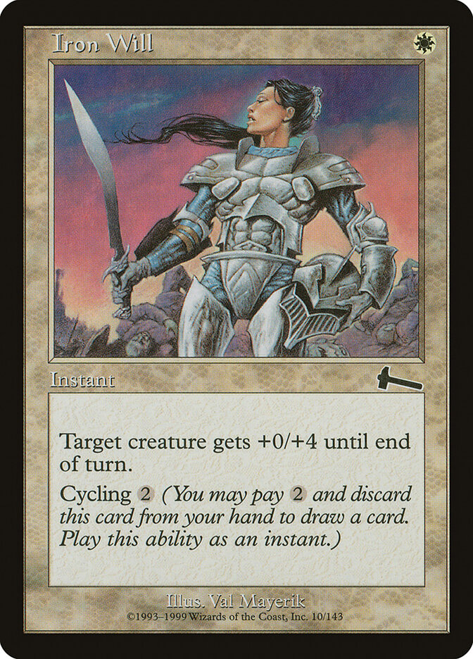 Iron Will card front