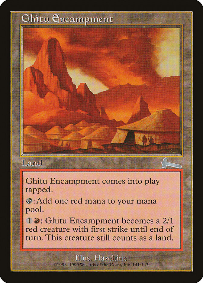 Ghitu Encampment card front