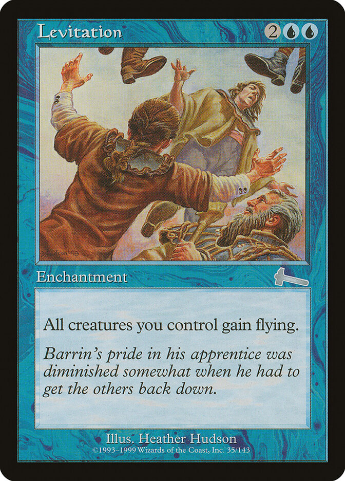 Levitation card front