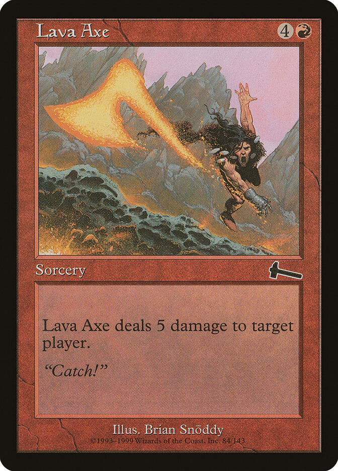Lava Axe card front