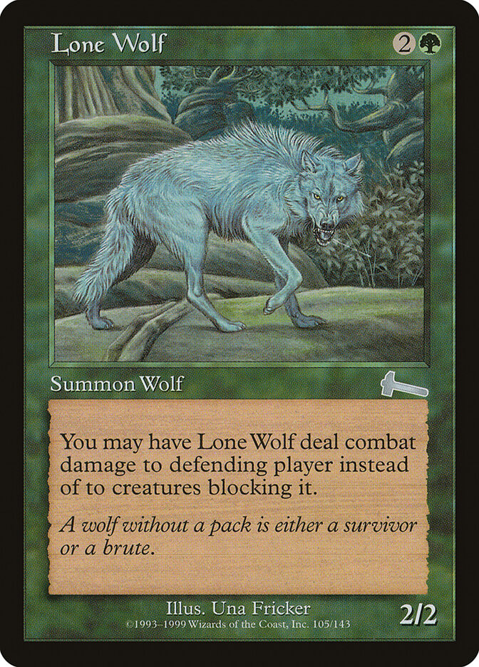 Lone Wolf card front