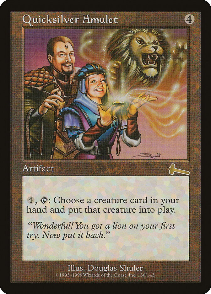 Quicksilver Amulet card front