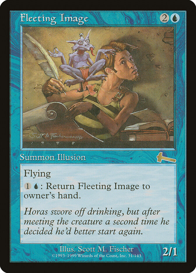 Fleeting Image card front