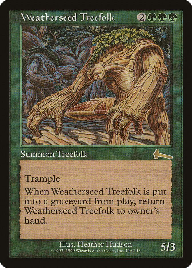 Weatherseed Treefolk card front