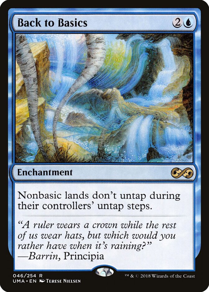 Back to Basics card front