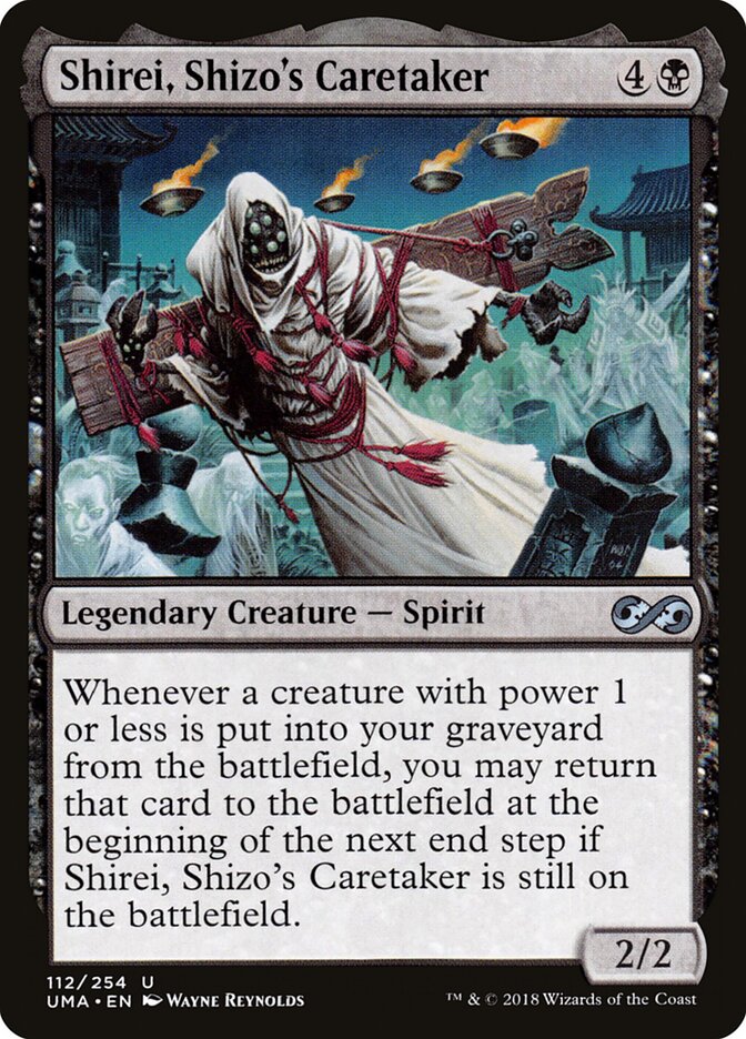 Shirei, Shizo's Caretaker card front