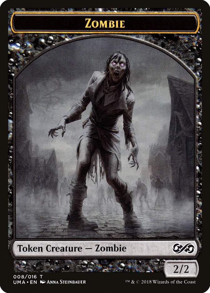 Zombie card front