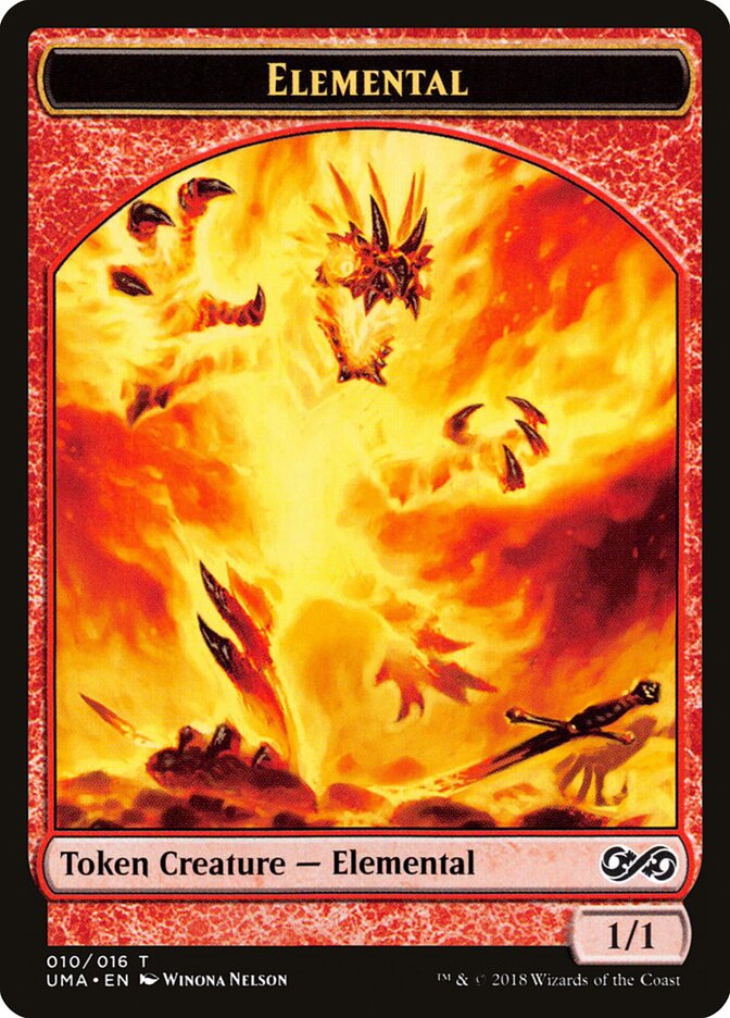 Elemental card front
