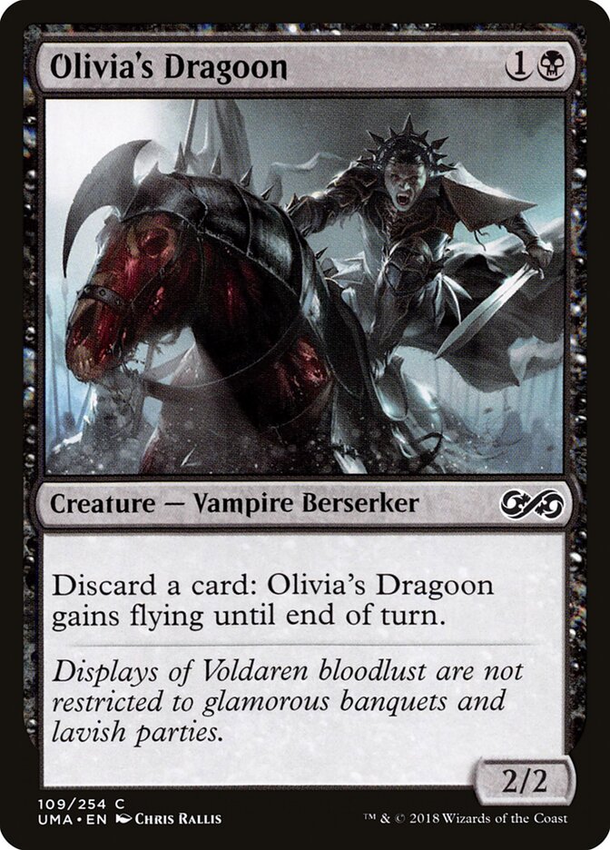 Olivia's Dragoon card front