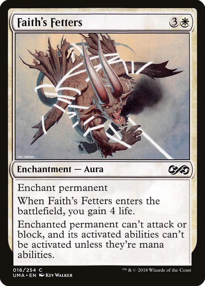 Faith's Fetters card front