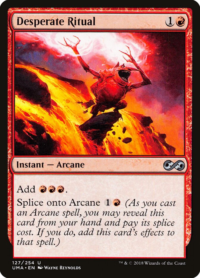 Desperate Ritual card front