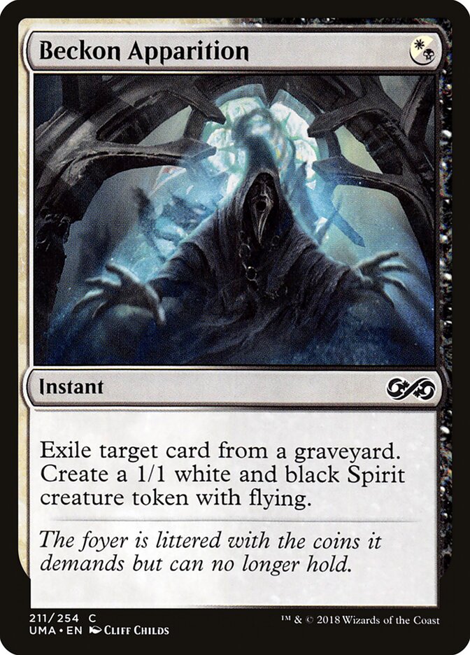 Beckon Apparition card front