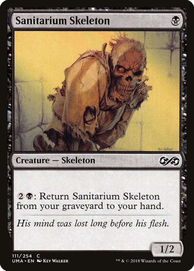 Sanitarium Skeleton card front