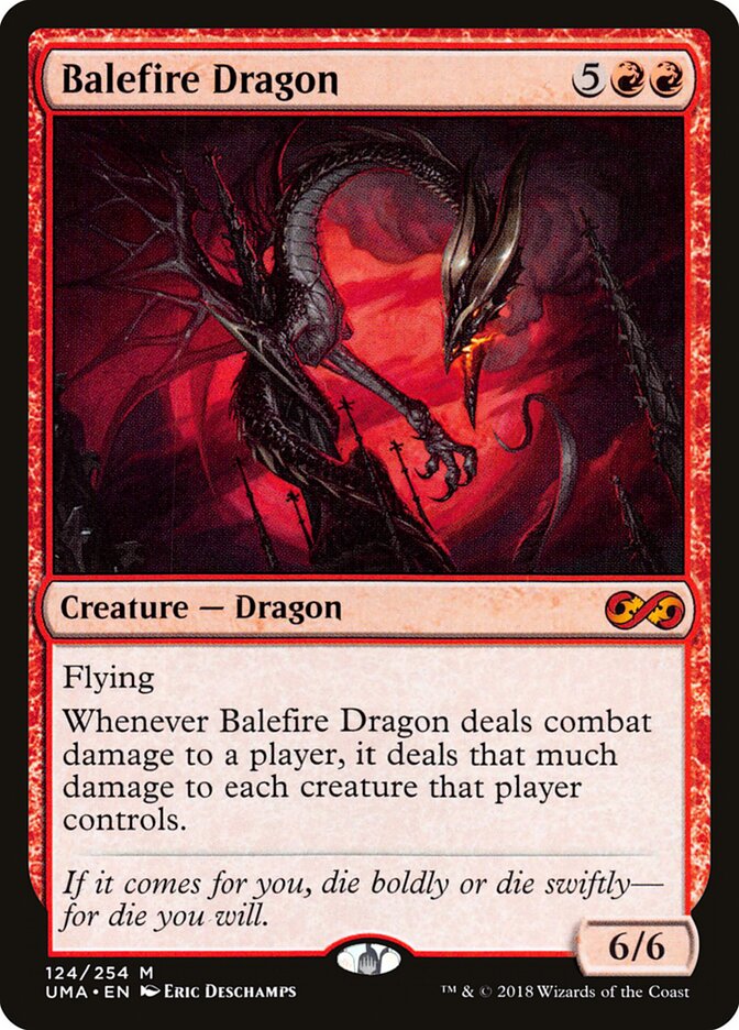 Balefire Dragon card front