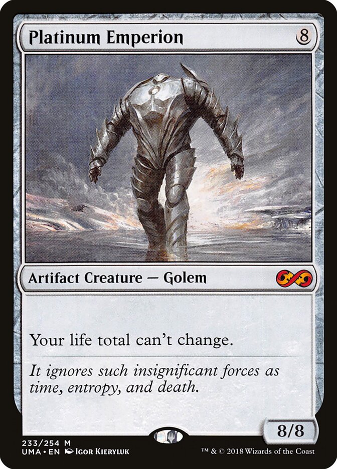 Platinum Emperion card front