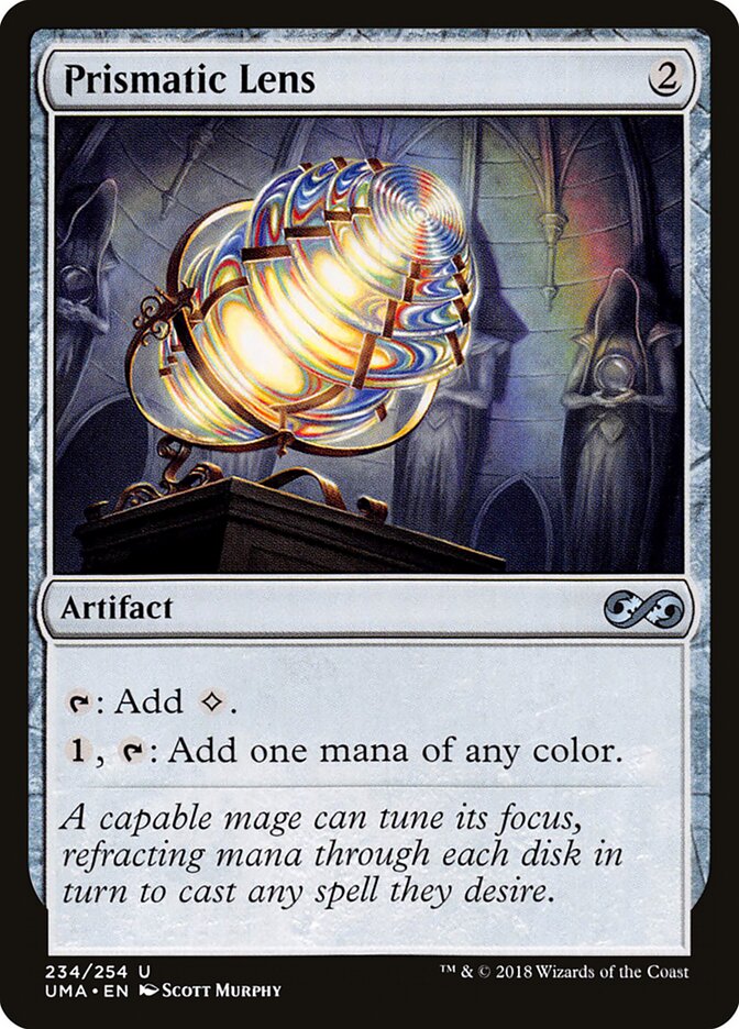 Prismatic Lens card front