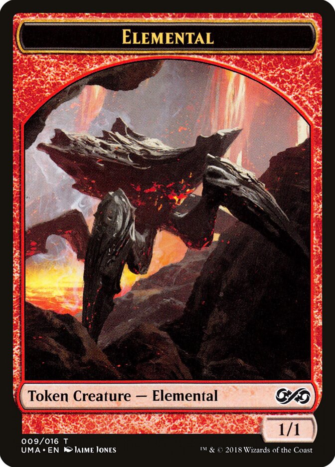 Elemental card front