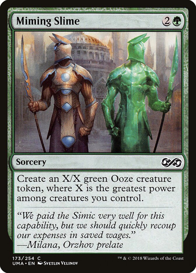 Miming Slime card front
