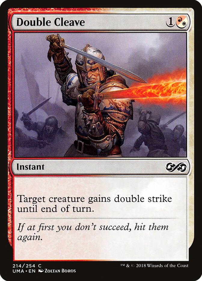 Double Cleave card front