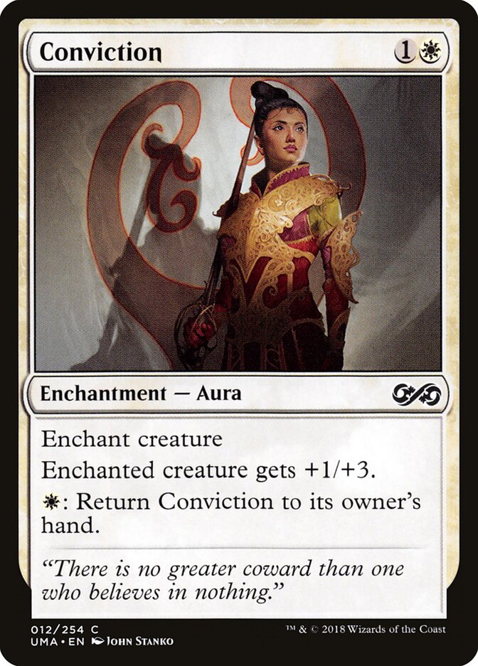 Conviction card front