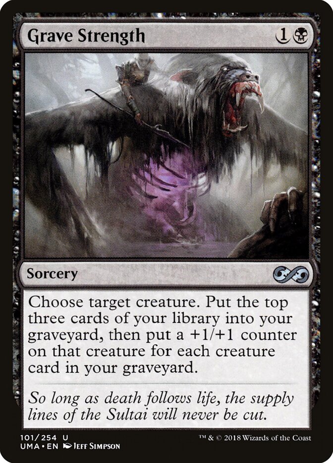 Grave Strength card front