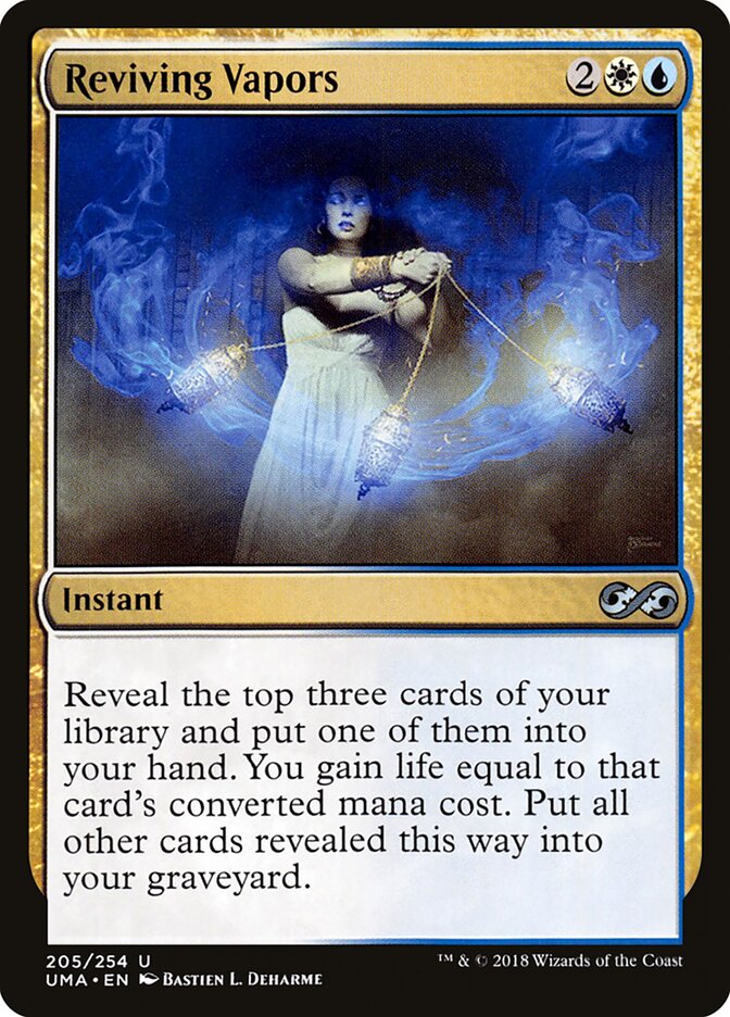 Reviving Vapors card front
