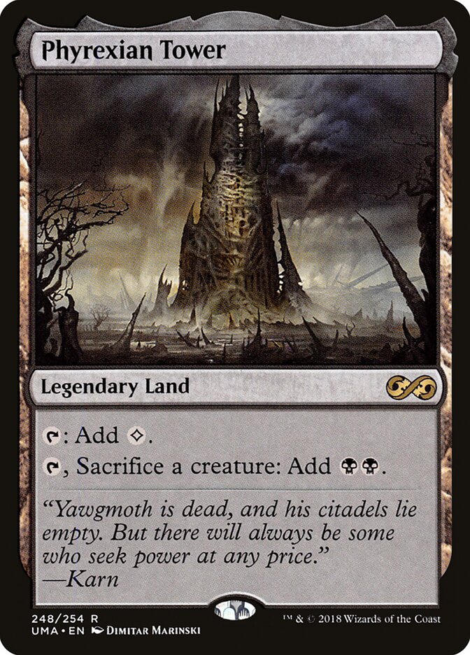 Phyrexian Tower card front