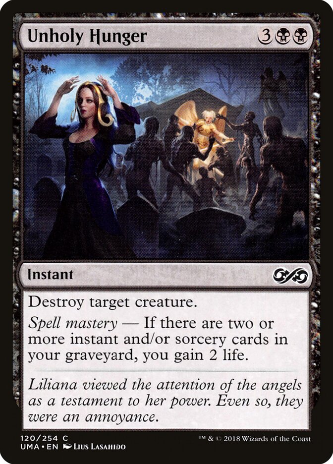 Unholy Hunger card front