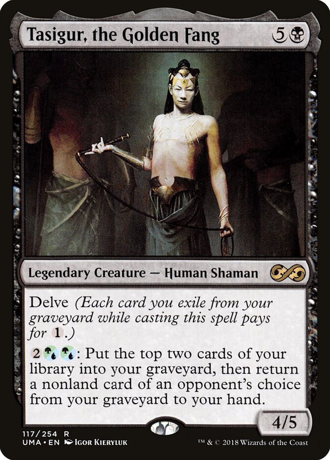 Tasigur, the Golden Fang card front