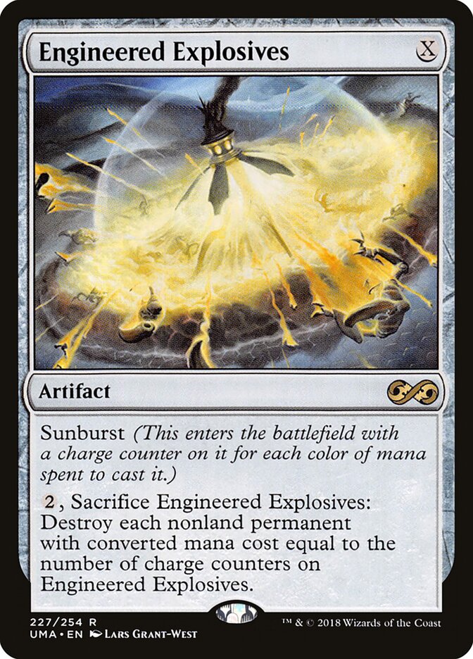 Engineered Explosives card front