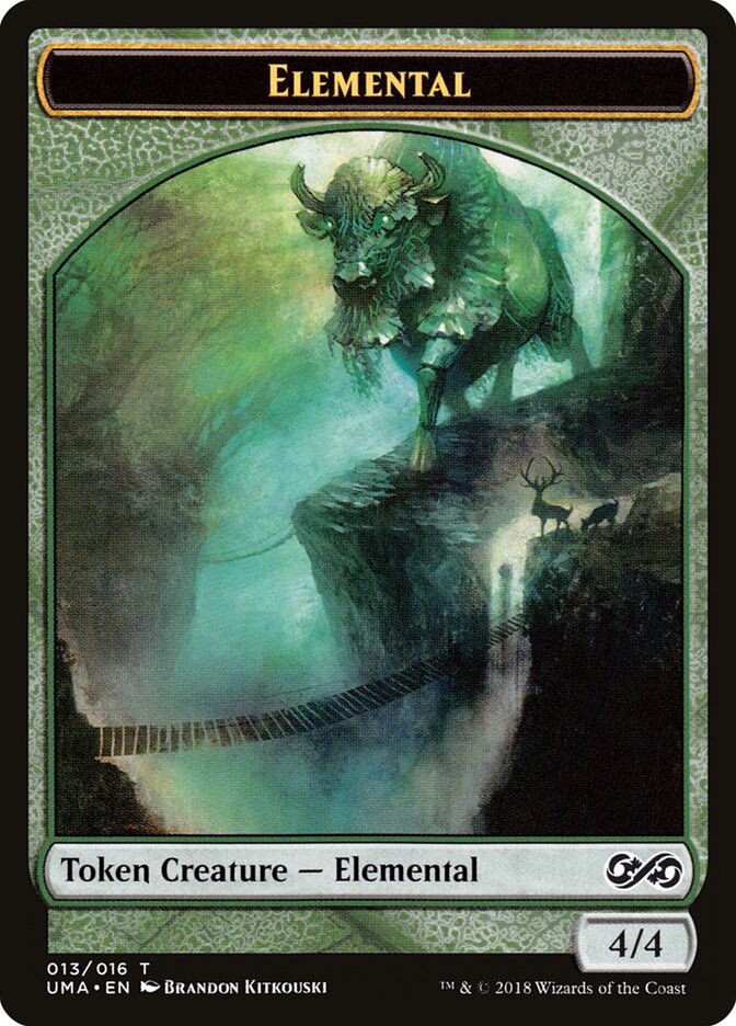 Elemental card front