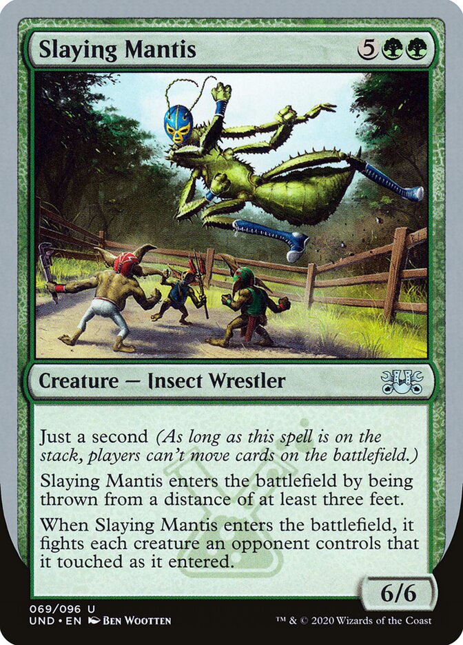 Slaying Mantis card front