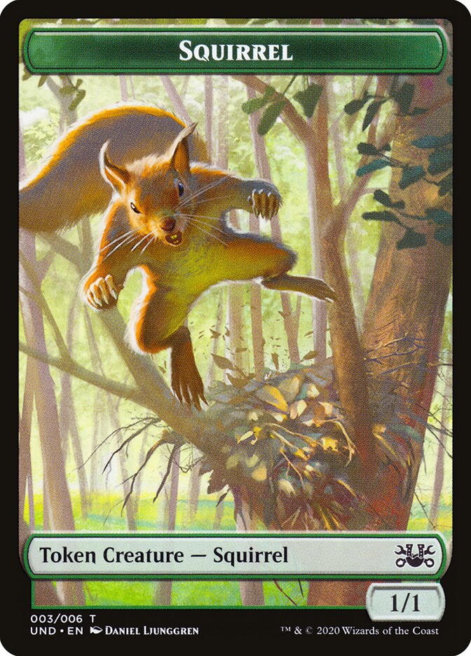 Squirrel card front
