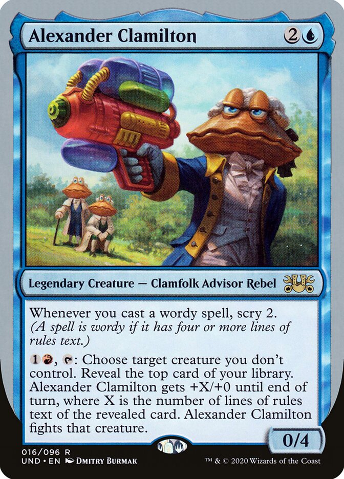 Alexander Clamilton card front
