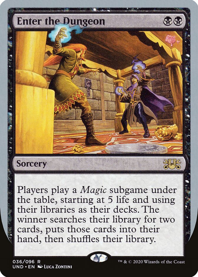 Enter the Dungeon card front