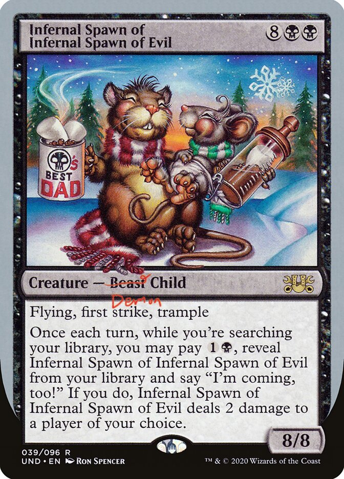 Infernal Spawn of Infernal Spawn of Evil card front