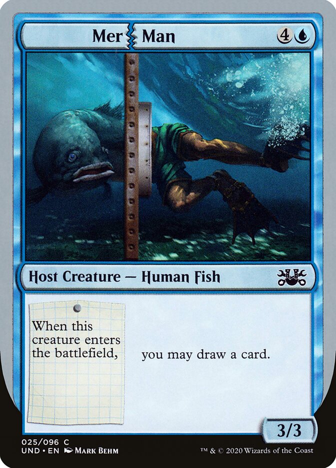 Mer Man card front