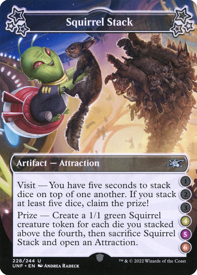 Squirrel Stack card front