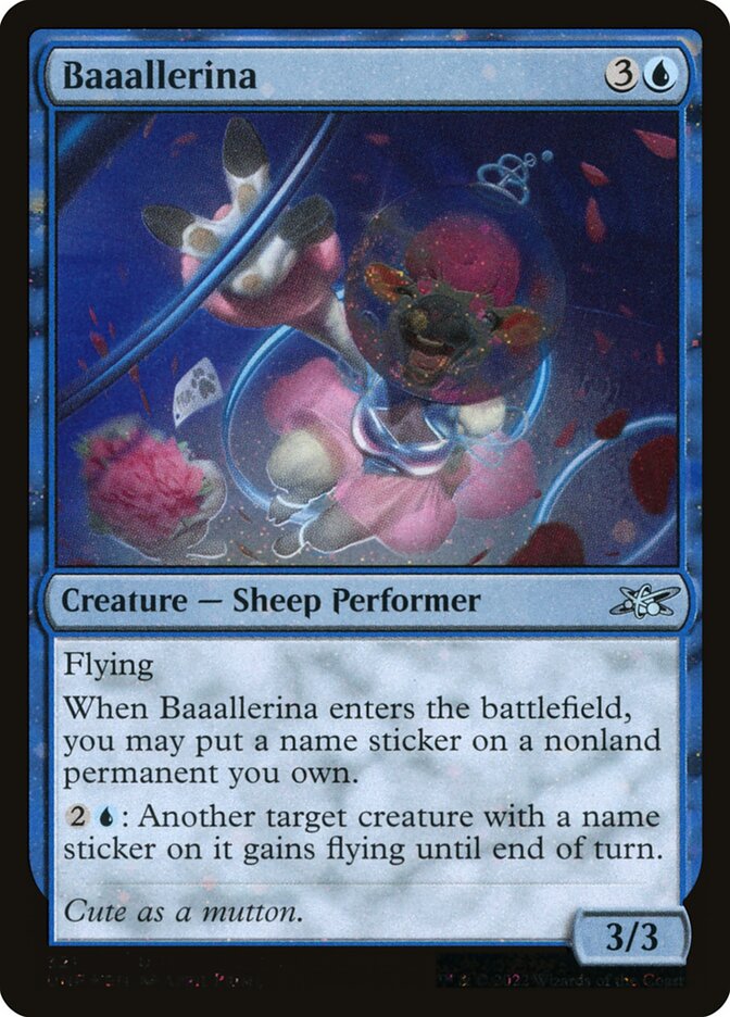 Baaallerina card front