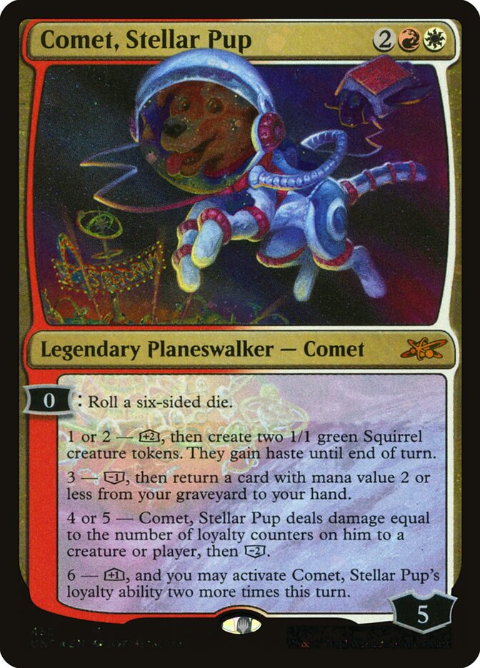 Comet, Stellar Pup card front