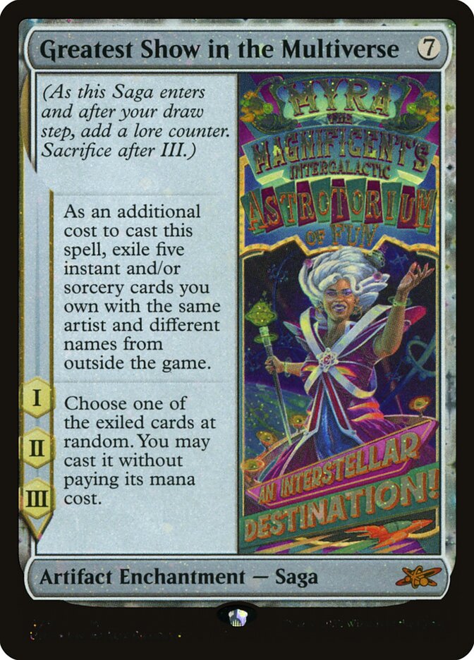 Greatest Show in the Multiverse card front