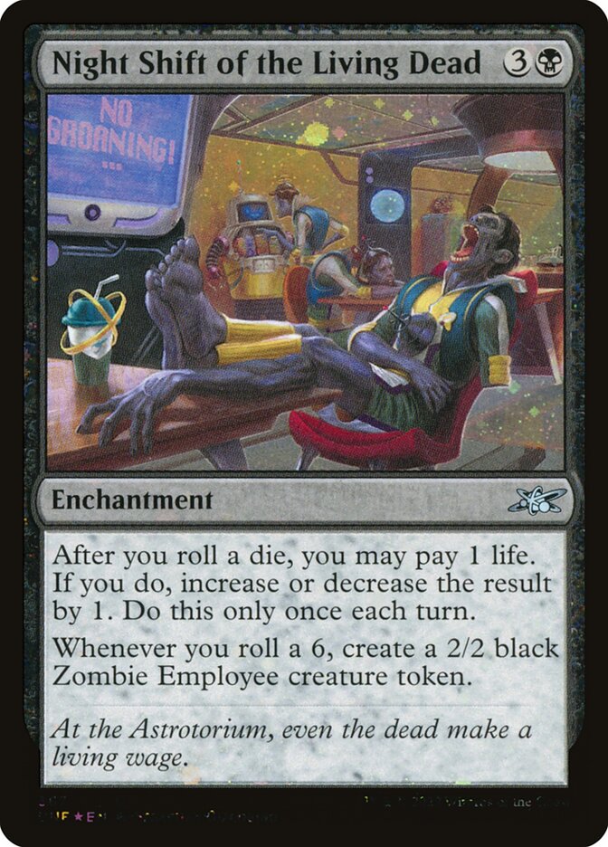 Night Shift of the Living Dead card front