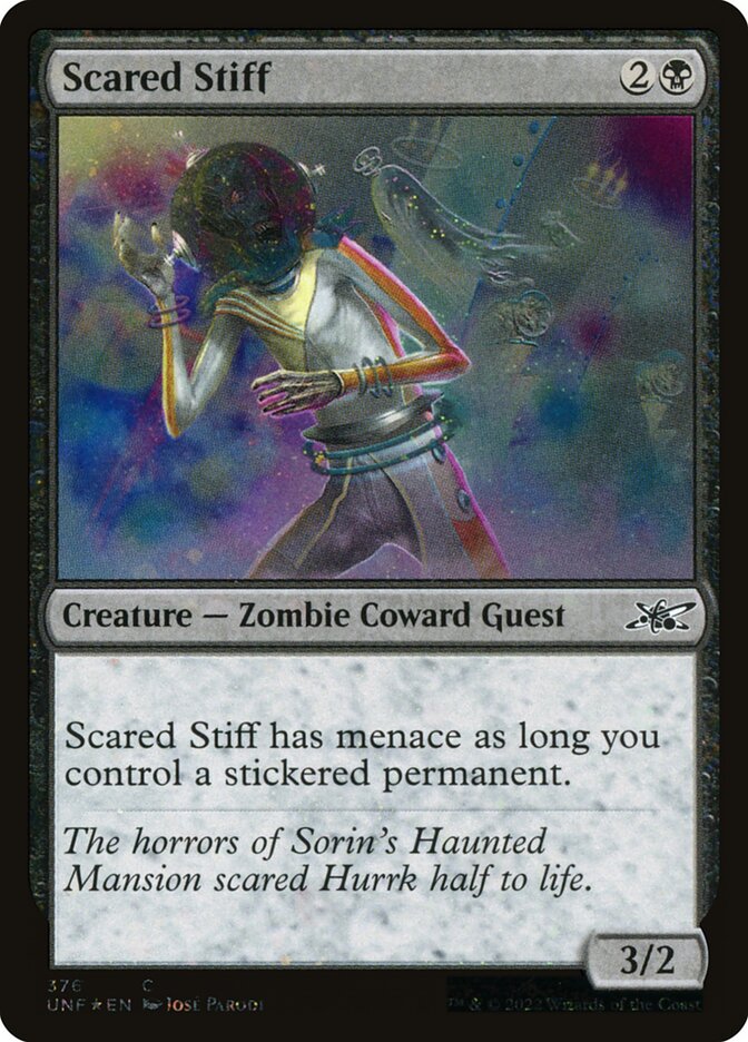 Scared Stiff card front