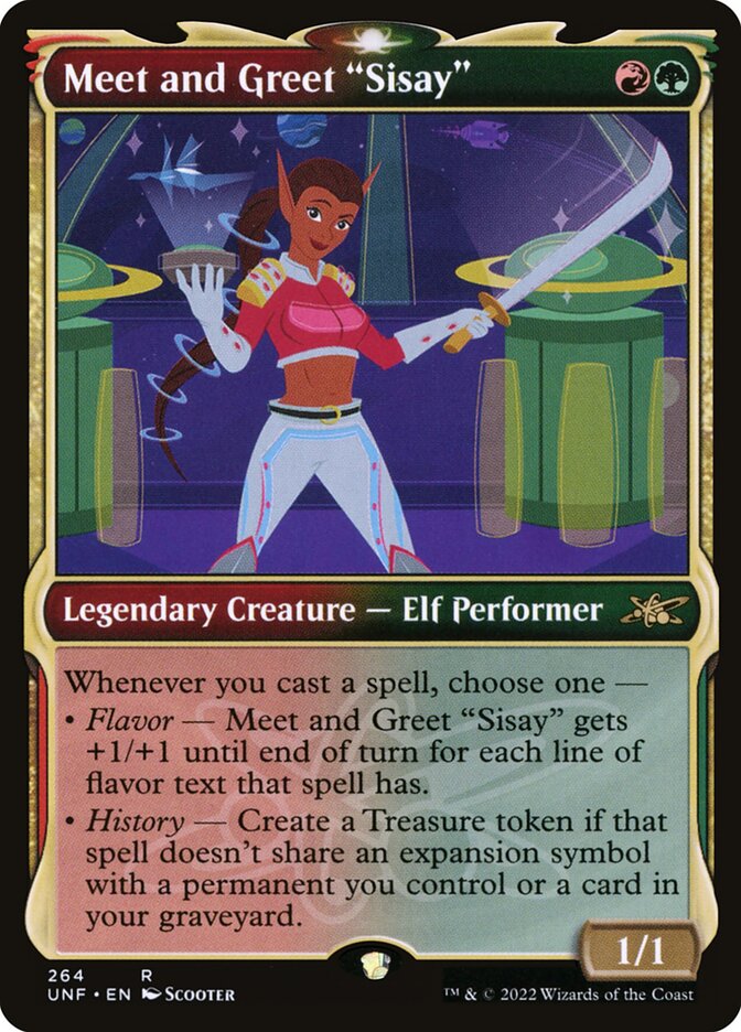 Meet and Greet "Sisay" card front
